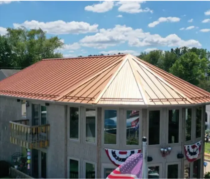 Tarping and dry-in on a Innisbrooke commercial roof