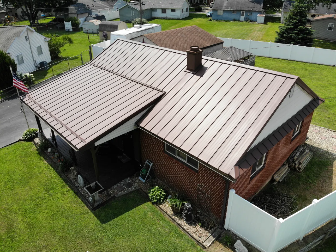 Flashing and seam work in Innisbrooke